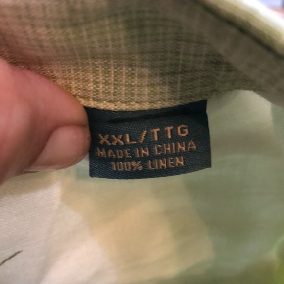 Tommy Bahama linen XXL/TTG men’s long sleeve 100% linen - Picture 4 of 6